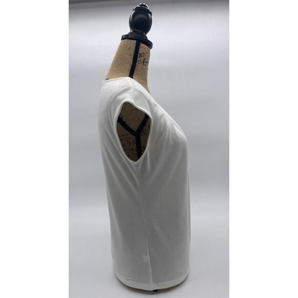 Ann Taylor Medium Petite white blouse - Picture 4 of 5